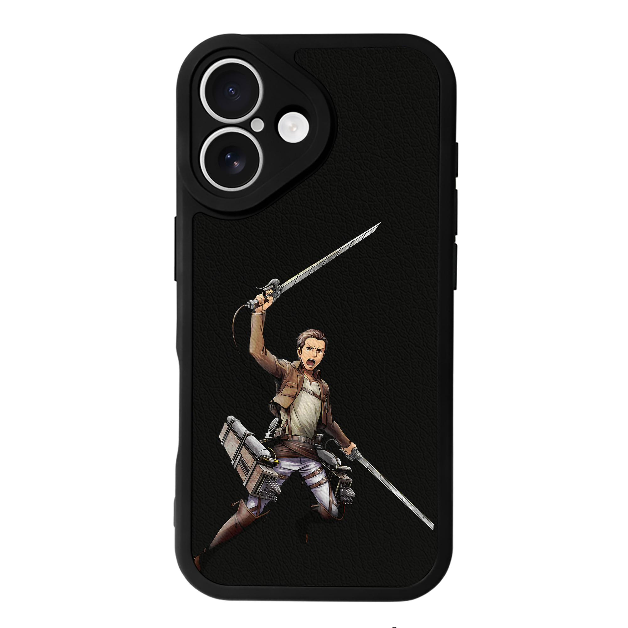 （画像用） 進撃の巨人 Attack on Titan 【iPhone 16シリーズ対応】シリコンスマホケース（レザー調） 材質：シリコン